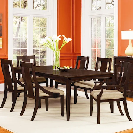 Formal Dining Table w/ Matching Arm and Side Chairs
